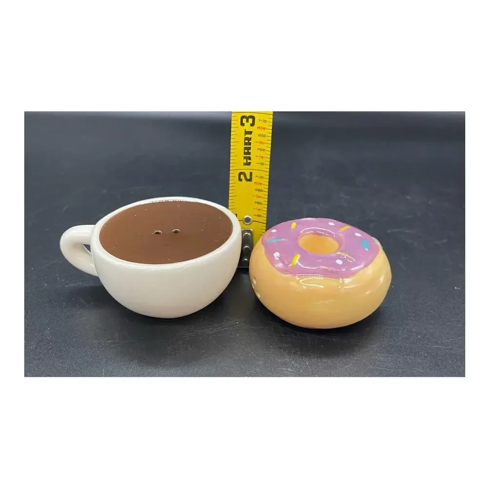 Coffee & Donut Salt & Pepper Shakers
